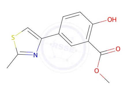 Chemical structure of Methyl 2-hydroxy-5-(2-methylthiazol-4-yl)benzoate