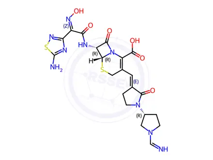 Chemical structure of Ceftobiprole Impurity 80
