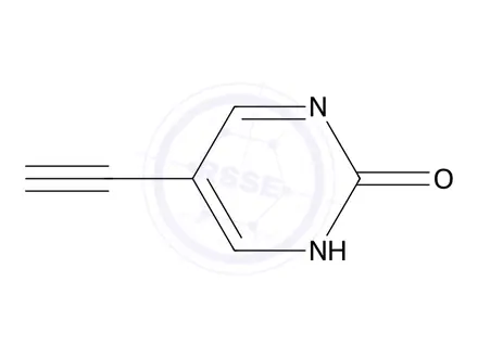 Chemical structure of 5-Ethynylpyrimidin-2(1H)-one