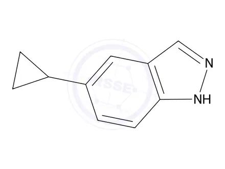 Chemical structure of 5-Cyclopropyl-1H-indazole