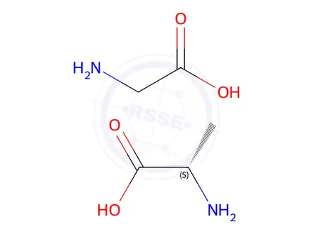 Chemical structure of poly(alanylglycine)
