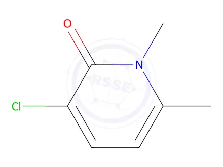 Chemical structure of 3-Chloro-1,6-dimethylpyridin-2(1H)-one