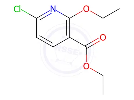 Chemical structure of Ethyl 6-chloro-2-ethoxynicotinate