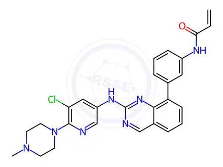 Chemical structure of Olafertinib Impurity 344