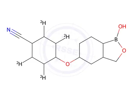 Chemical structure of Crisaborole D4