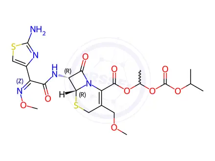 Chemical structure of Cefpodoxime proxetil