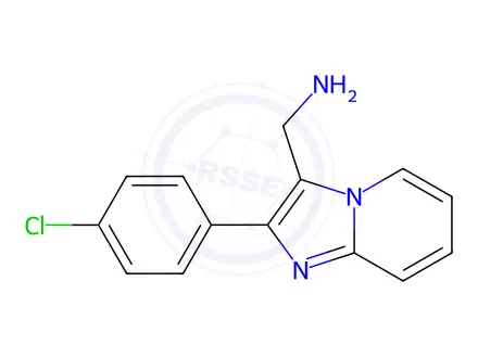 Chemical structure of C-[2-(4-CHLORO-PHENYL)-IMIDAZO[1,2-A]PYRIDIN-3-YL]METHYLAMINE
