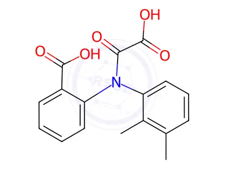 Chemical structure of Mefinamic acid oxalic adduct