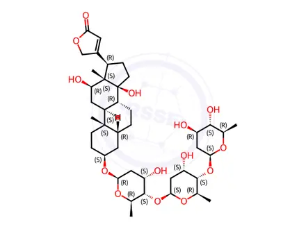 Chemical structure of Digoxin EP Impurity G