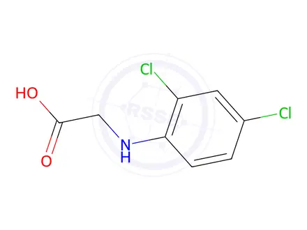 Chemical structure of (2,4-Dichlorophenyl)glycine