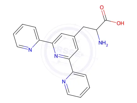 Chemical structure of 3-([2,2':6',2''-Terpyridin]-4'-yl)-2-aminopropanoic Acid