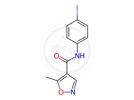 Chemical structure of N-(4-Iodophenyl)-5-methylisoxazole-4-carboxamide