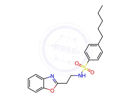 Chemical structure of N-(2-(Benzo[d]oxazol-2-yl)ethyl)-4-pentylbenzenesulfonamide