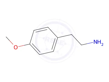 Chemical structure of 2-(4-methoxyphenyl)ethanamine