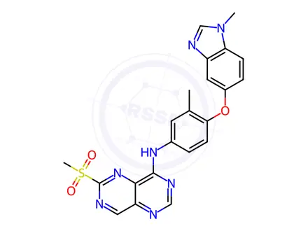 Chemical structure of Zongertinib Impurity 4