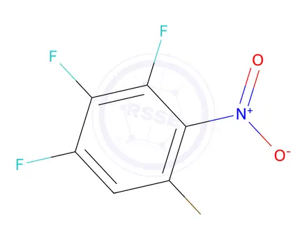 Chemical structure of 1-Bromo-3,4,5-trifluoro-2-nitrobenzene