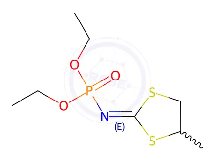 Chemical structure of mephosfolan
