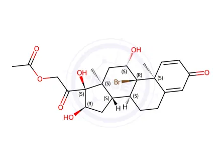 Chemical structure of Budesonide Impurity 198