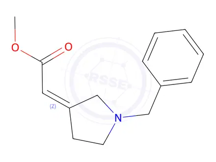 Chemical structure of Methyl 2-(1-benzylpyrrolidin-3-ylidene)acetate