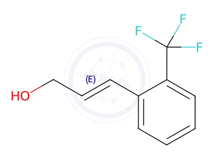 Chemical structure of (E)-3-(2-(Trifluoromethyl)phenyl)prop-2-en-1-ol