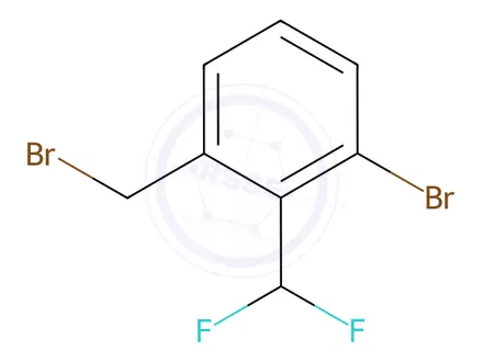 Chemical structure of 3-Bromo-2-(difluoromethyl)benzyl bromide