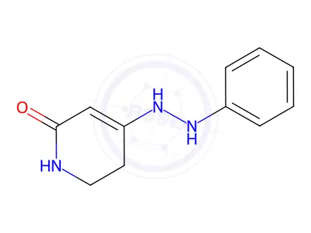 Chemical structure of 4-(2-Phenylhydrazineyl)-5,6-dihydropyridin-2(1H)-one