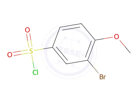 Chemical structure of 3-Bromo-4-methoxybenzenesulfonyl Chloride