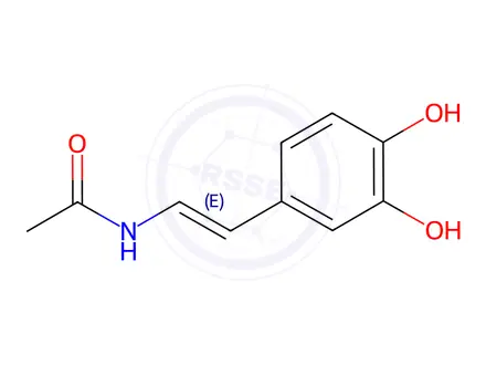Chemical structure of N-(3,4-Dihydroxystyryl)Acetamide