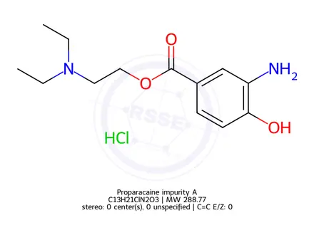 Chemical structure of Proparacaine Impurity A