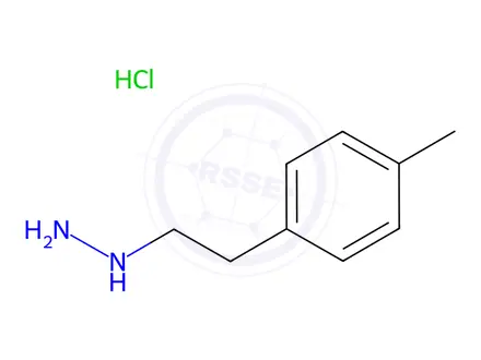 Chemical structure of (4-Methylphenethyl)hydrazine hydrochloride