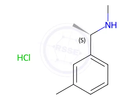 Chemical structure of (S)-N-Methyl-1-(m-tolyl)ethanamine hydrochloride