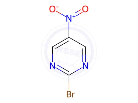Chemical structure of 2-Bromo-5-nitropyrimidine
