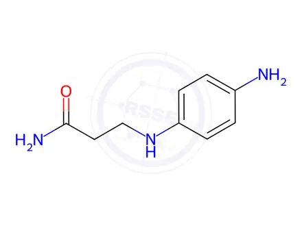 Chemical structure of 3-[(4-AMINOPHENYL)AMINO]-PROPANAMIDE