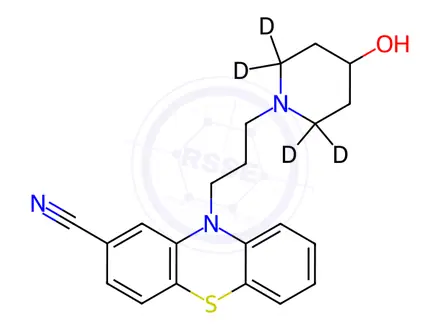 Chemical structure of Pericyazine-d4