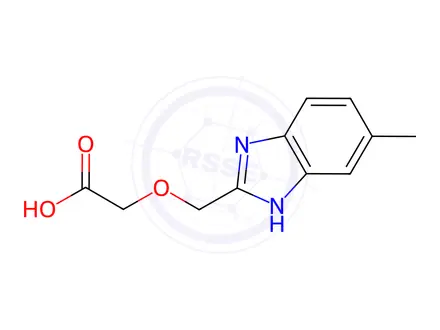Chemical structure of [(5-Methyl-1H-benzimidazol-2-yl)methoxy]-acetic acid