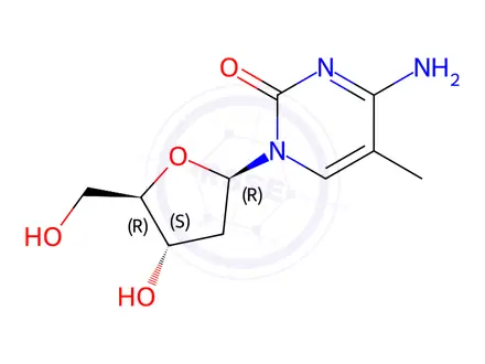 Chemical structure of Cytarabine Impurity 75 (5-Methyl-2'-deoxycytidine)