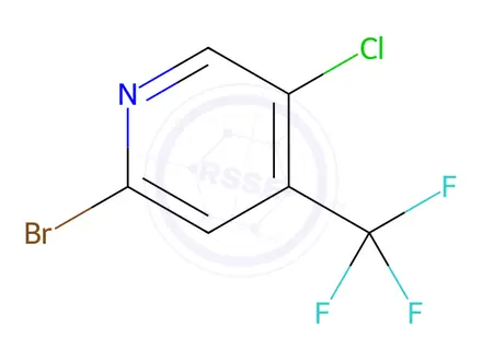 Chemical structure of 2-Bromo-5-chloro-4-trifluoromethyl-pyridine