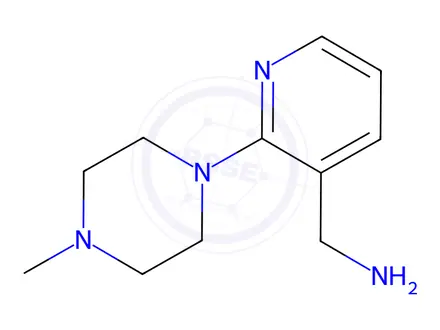 Chemical structure of [2-(4-methylpiperazin-1-yl)pyridin-3-yl]methanamine