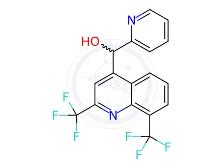 Chemical structure of Mefloquine Impurity 6 (Dehydro Mefloquine)