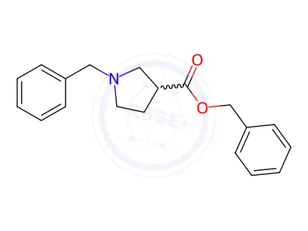 Chemical structure of Benzyl N-Benzylpyrrolidine-3-carboxylate