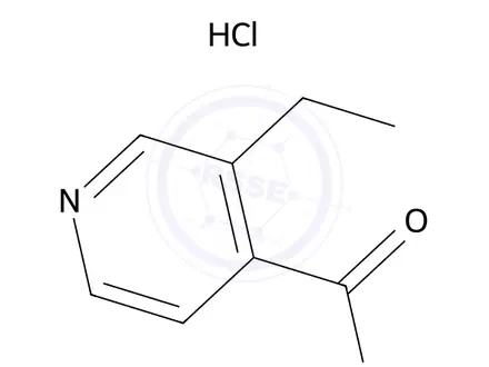 Chemical structure of 3-Ethylpyridine-4-carboxylic acid hydrochloride