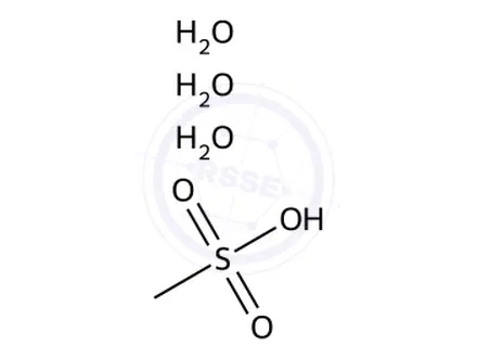 Chemical structure of Traxoprodil Mesylate Hydrate