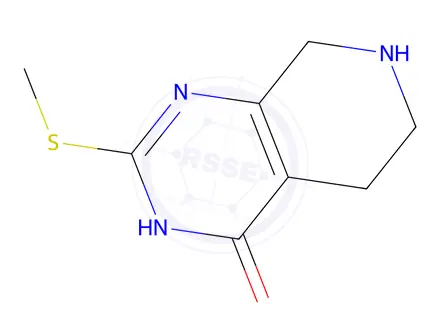 Chemical structure of 2-(Methylthio)-5,6,7,8-tetrahydropyrido[3,4-d]pyrimidin-4(3H)-one