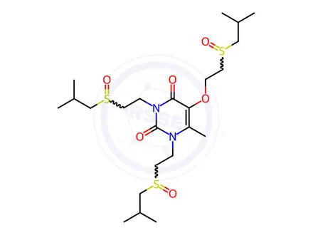 Chemical structure of Uracil Impurity 69