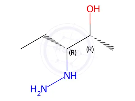 Chemical structure of 2-Pentanol, 3-hydrazino-, (R*,R*)-