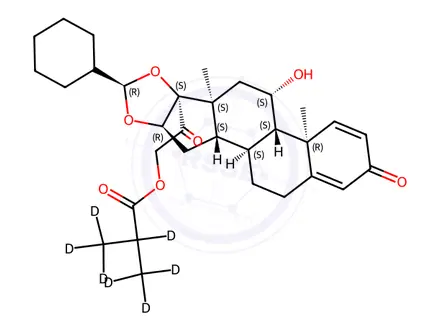 Chemical structure of Ciclesonide-D7