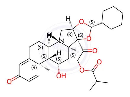 Chemical structure of Ciclesonide EP Impurity A