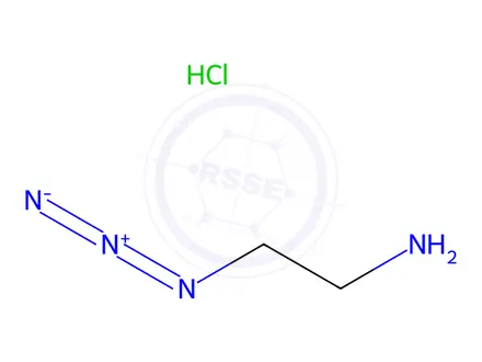 Chemical structure of 2-Azidoethan-1-amine hydrochloride