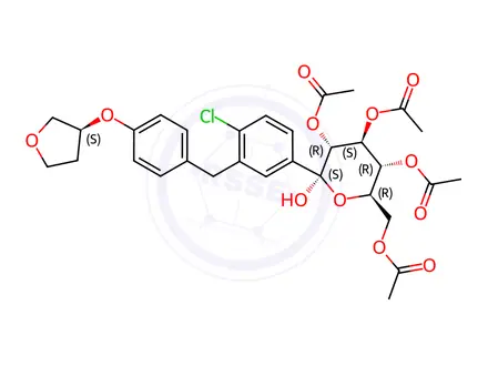 Chemical structure of Empagliflozin Impurity 553