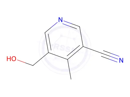 Chemical structure of 5-(Hydroxymethyl)-4-methylnicotinonitrile